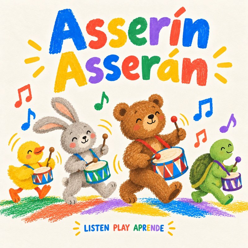 Portada de Aserrín Aserrán Bilingual