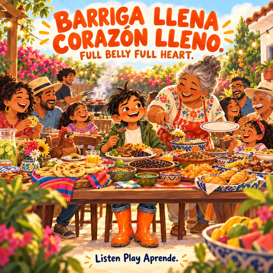 Capa de Barriga Llena Corazón Lleno / Full Belly Full Heart