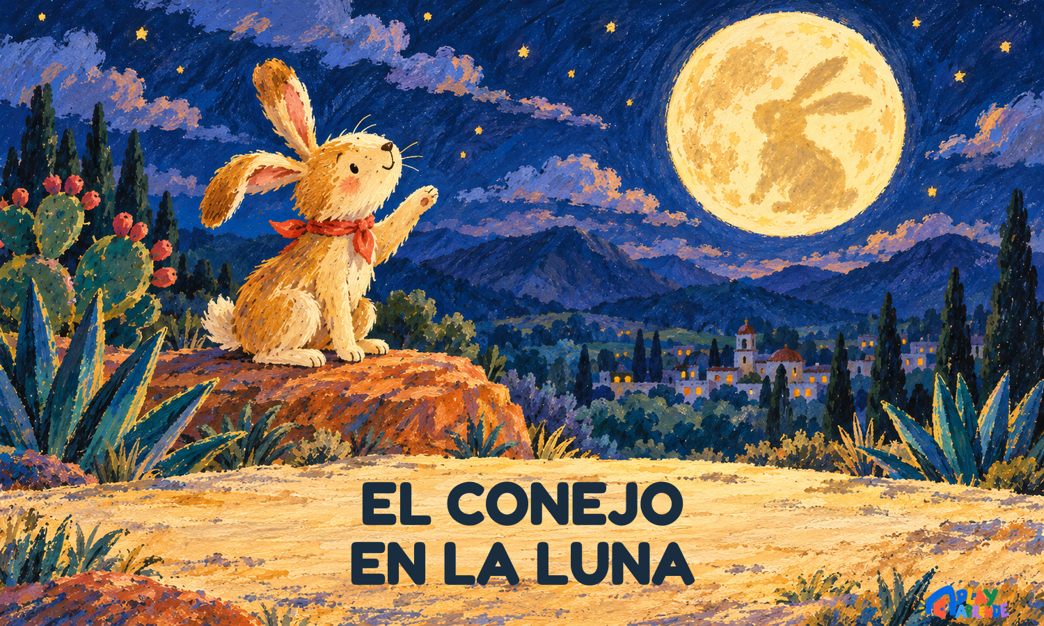 Portada de El conejo en la Luna