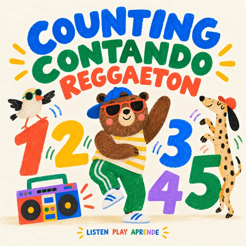 Portada de Counting Contando Reggaeton