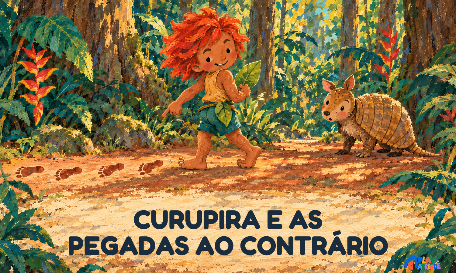 Cover art for Curupira e as pegadas ao contrário
