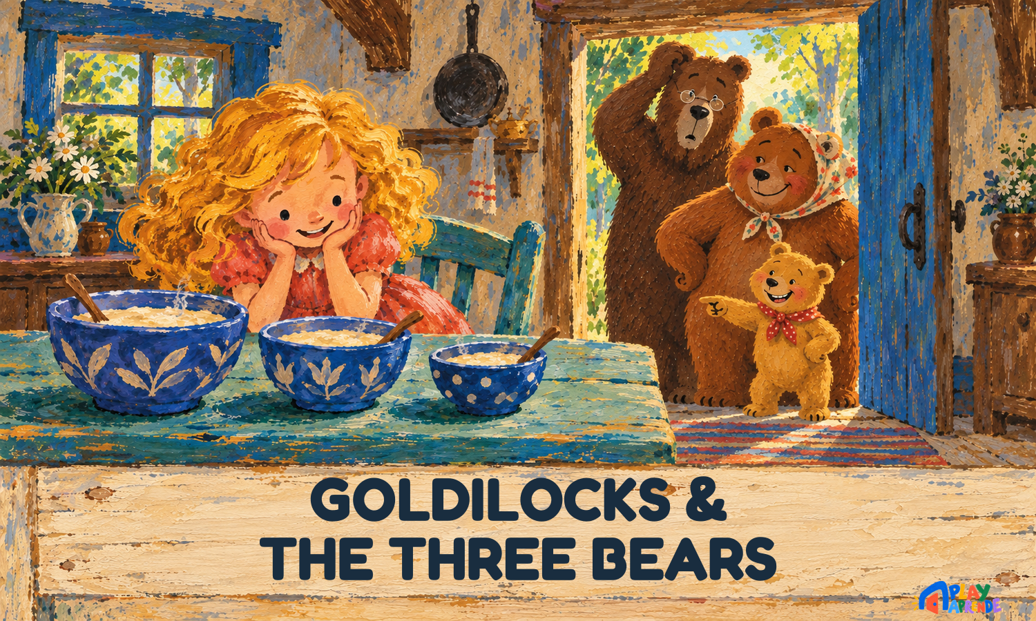 Portada de Goldilocks and the Three Bears