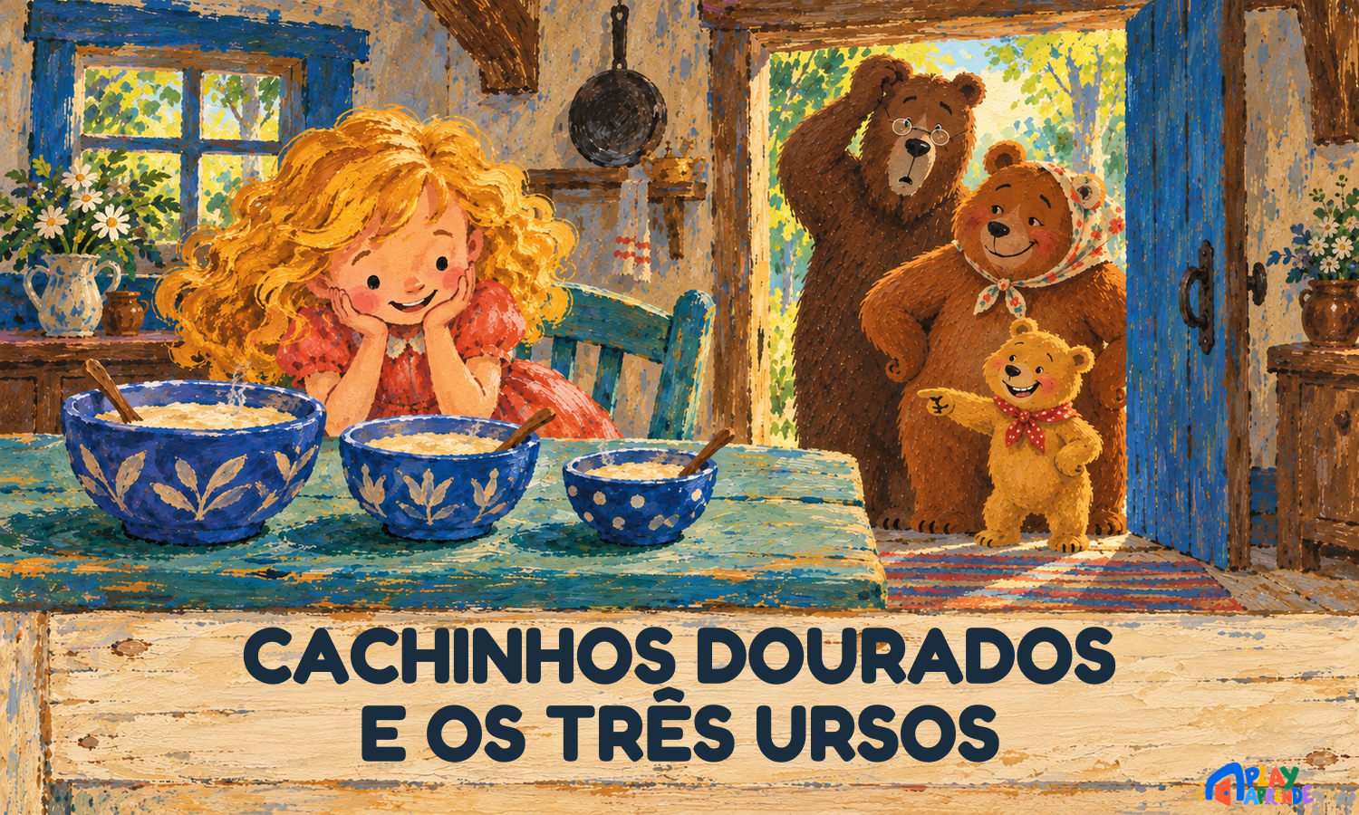 Cover art for Cachinhos Dourados e os Três Ursos