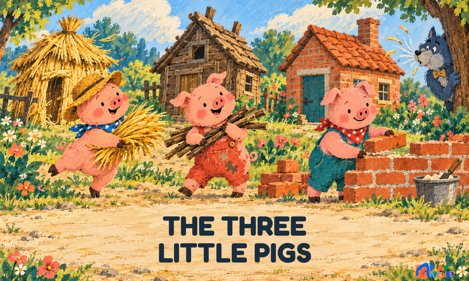 Cover art for The Three Little Pigs