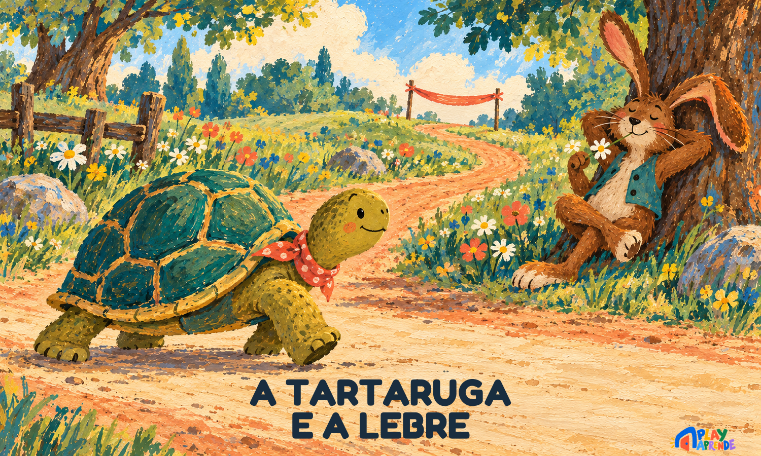Portada de A Tartaruga e a Lebre